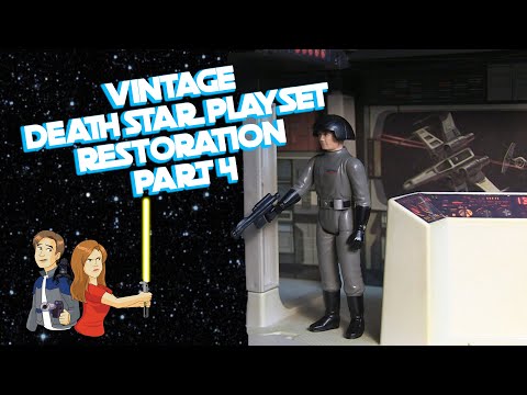 Star Wars Vintage Death Star Restoration - Part 4/4 Kenner Toy