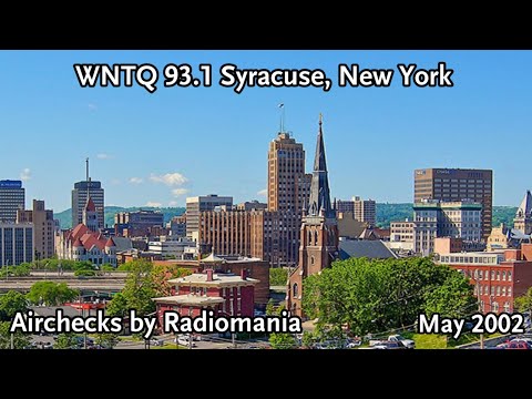 WNTQ 93.1 (THE NUMBER ONE HIT MUSIC STATION - 93Q) Syracuse, NY - May 18th, 2002 (a bit sped up)