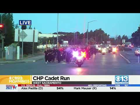 100+ CHP Cadets End Training With Morning Run In West Sacramento
