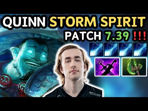 🔥 NEW PATCH 7.39 - Quinn with STORM SPIRIT Midlane Gameplay vs Team Liquid 🔥 - Dota 2