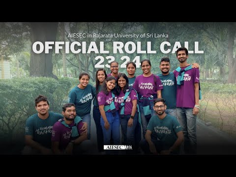 Official Roll Call  23.24 - AIESEC in Rajarata University of Sri Lanka