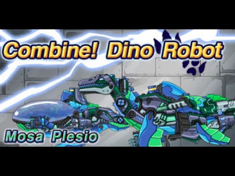 Mosa Plesio - Combine! Dino Robot Video