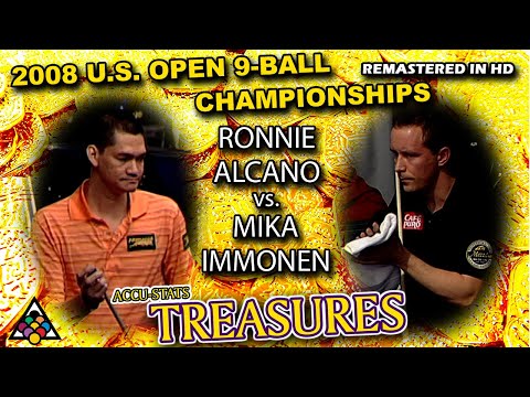 RONNIE ALCANO vs MIKA IMMONEN - 2008 US Open 9-Ball Finals