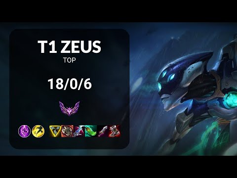 T1 Zeus Camille vs Aatrox TOP - KR  Patch 14.14