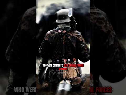 Who were Germany's elite special forces in WW2? #ww2