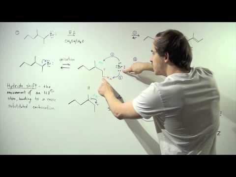 E1 Reaction Example and Hydride Shift
