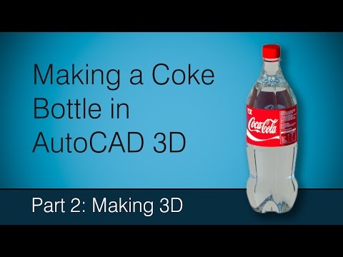 Making a Coke bottle in AutoCAD Part 1 sketching
