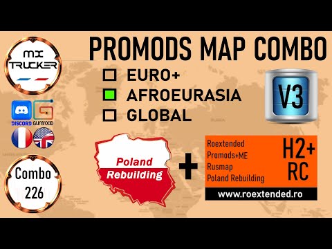 226 | ETS2 1.47 PROMODS MAP COMBO POLAND REBUILDING + RC | MXTrucker