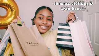 Huge Try-On Summer Clothing Haul!! (pacsun, tilly's, sephora, etc.)