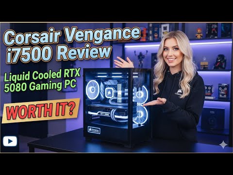 Corsair Vengeance i7500 Review: Liquid Cooled RTX 5080 Gaming PC Worth It?