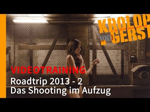 Shooting im Aufzug - Weitwinkel in engen Räumen - "Roadtrip 2013-2" - VIDEOTRAINING  - Sample