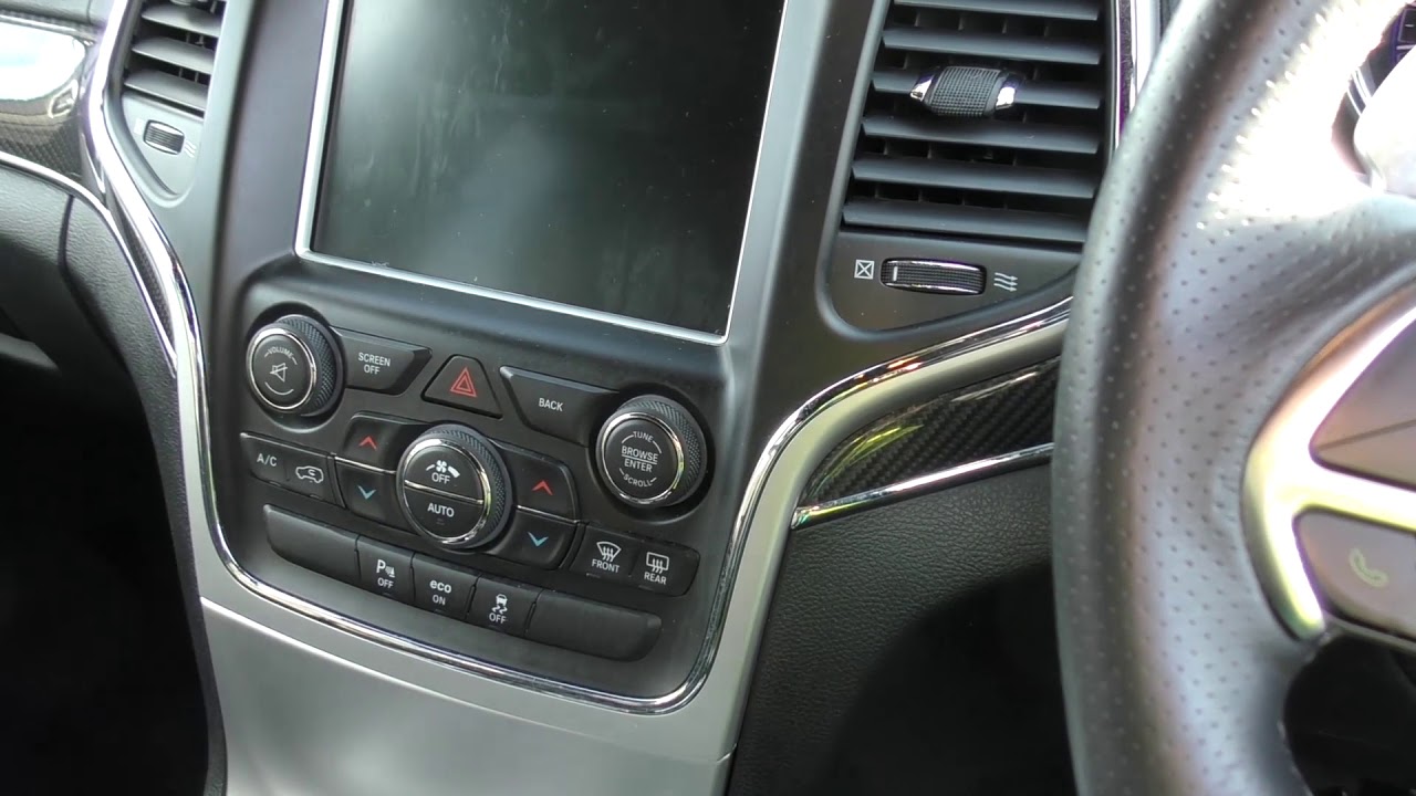 Jeep Grand Cherokee 2017 Proximity Tutorial