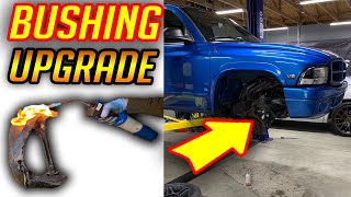 Dodge Dakota Front Suspension Control Arm Bushing Replacement UPGRADE