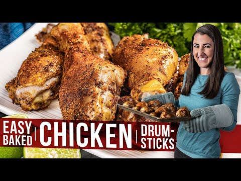 Easy Baked Chicken Drumsticks (4 Flavors!)