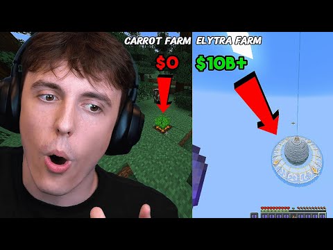 He built a crazy elytra farm in Donut SMP!