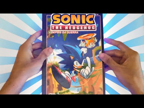 REALIZEI UM SONHO DE INFNCIA NESSE VDEO! - Unboxing do Quadrinho Sonic the Hedgehog (PT-BR)
