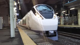 常磐線 E657系 K12編成 内原車輪転削回送列車 水戸駅発車(電子ホーンあり)