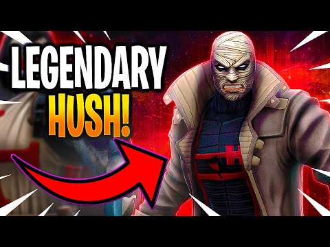 *NEW* HUSH LEGENDARY RANK UP & GAMEPLAY! - DC Legends