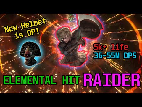 [3.14] Elemental Hit Raider 36-57M DPS | Glimpse of Chaos is OP | PoE Ultimatum Ranger Build Guide