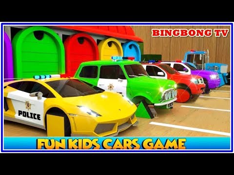 Learn Colors & Shapes with Superhero - Kids Car Race | BingBong TV | Best Android Gamelay #kidsgame
