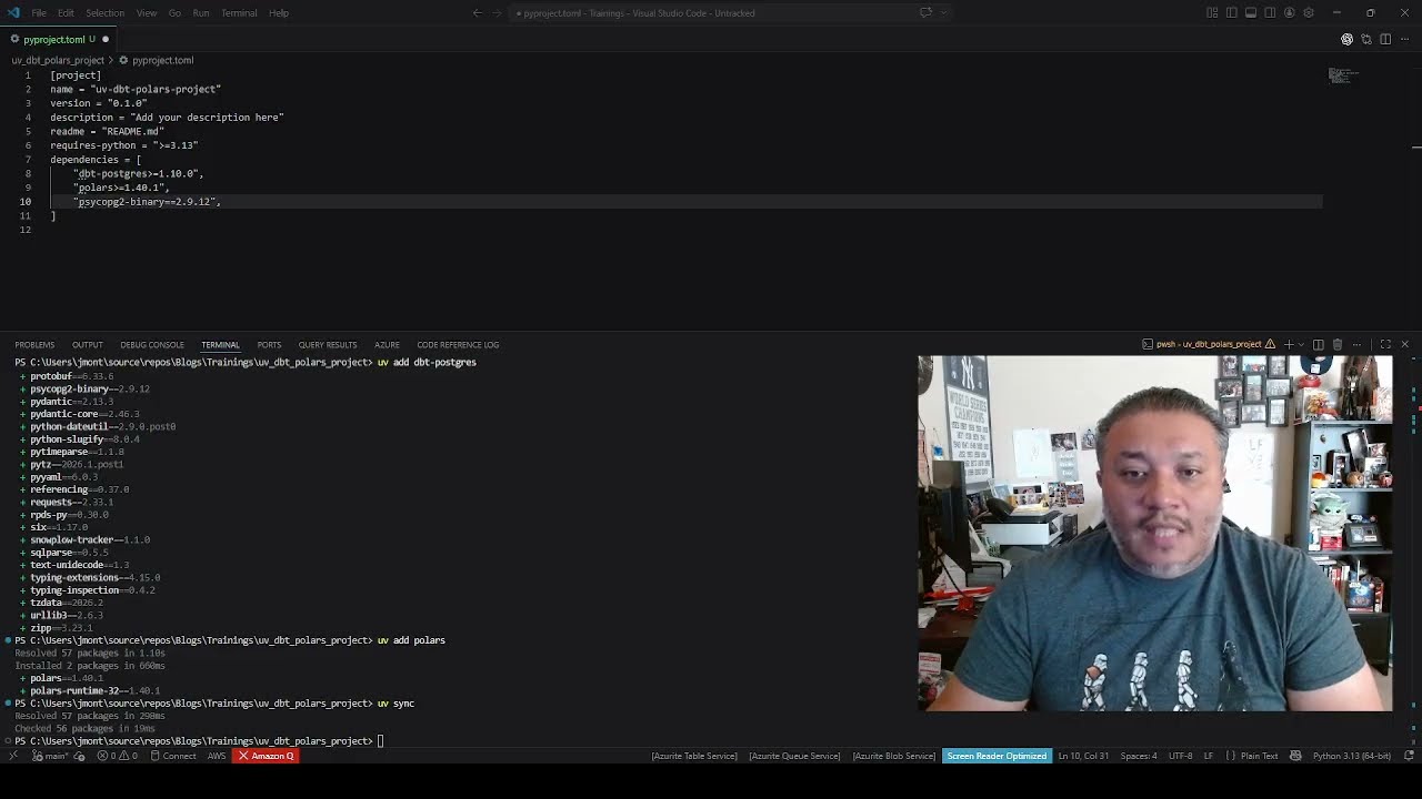 Modern Python setup for data engineers