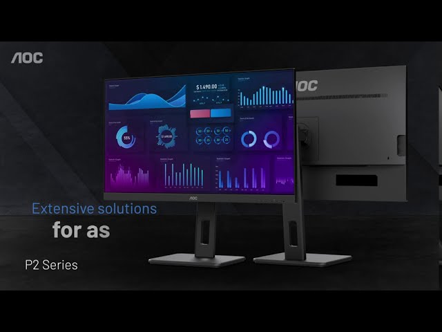 Video Teaser für AOC P2 Series -  Professional Monitors for Business Users and Advanced Home Office