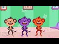 Five Little Monkeys Song Kids Songs Nursery Rhymes Minibus