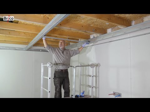 Fixer charges lourdes dans un plafond (placo, ba13, parpaing creux) :  cheville à bascule, à ressorts 