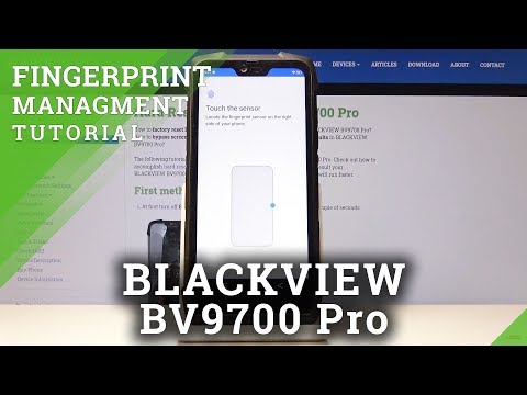How to Add Fingerprint Lock on Blackview BV9700 Pro - Set Fingerprint