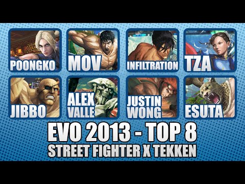 EVO 2013 - Street Fighter x Tekken - TOP 8 (no breaks)