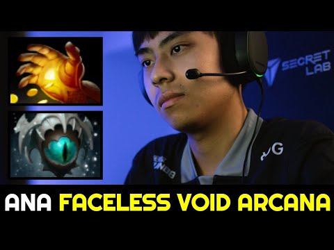 T1.ANA First Time Trying Faceless Void Arcana — 4 Man Chronosphere 7.32b Dota 2