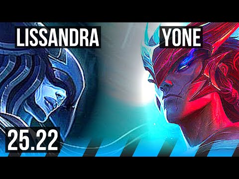 LISSANDRA vs YONE (MID) | KR Master | 25.22