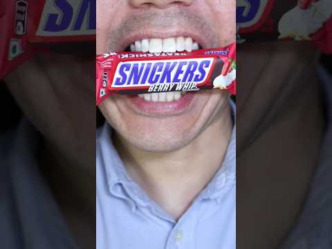 Berry Whip Snickers?🍓🍒🍫!Let's Try It!#Doctor Tristan Peh #ASMR #ASMRSounds