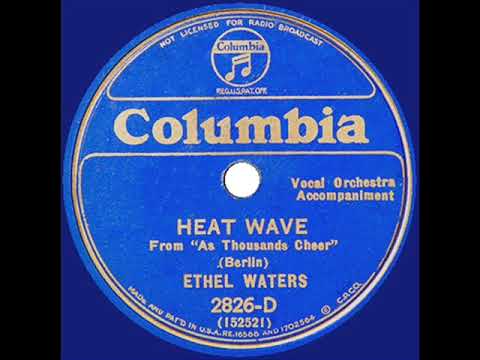 1933 HITS ARCHIVE: Heat Wave - Ethel Waters