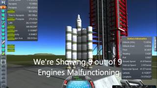 Compilation Of Crashes, Explosions and Mishaps in Kerbal Space Program