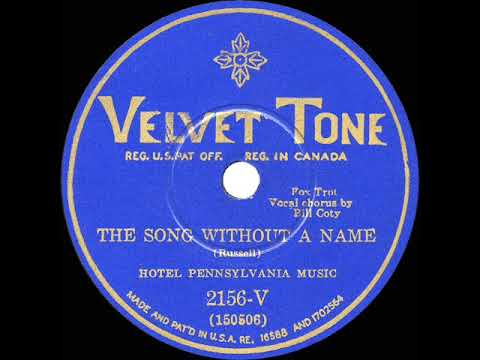 1930 Hotel Pennsylvania Music (Phil Spitalny) - The Song Without A Name (Bill Coty, vocal)