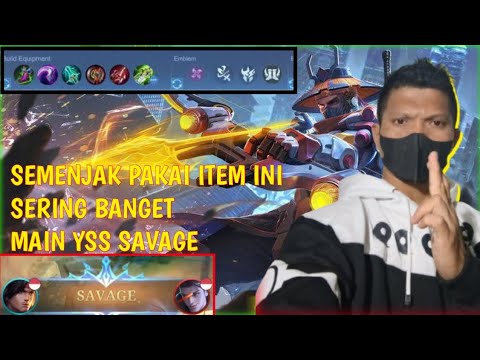 PERFECT SAVAGE YSS MOBILE LEGENDS | TOP BUILD HERO YI SUN SHIN EASY SAVAGE