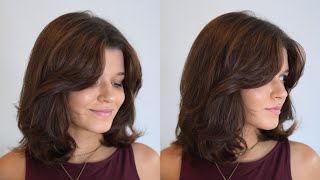Ladies layered bob cut on myself at home- Hairdresser tips!