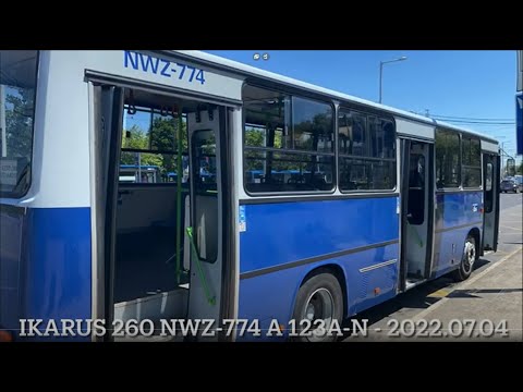 Az utolsó forgalmi ikarusok #1 - NWZ-774 Ikarus 260 123A- 2022.07.04