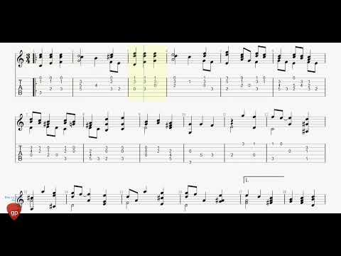 Fernando Sor - Study No 1 Op 31 No 5 - Guitar Tab