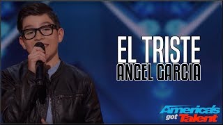 Angel Garcia - El Triste (America&#39;s Got Talent 2018)(Lyrics)