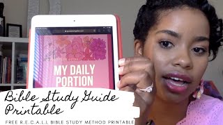 Free Bible Study Guide [Printable]
