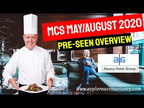 CIMA MCS August 2020 Pre-seen Overview - Alpaca Hotel Group - CIMA MCS August Pre-seen Video