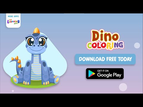 Dinosaur Coloring Games Puzzle Video