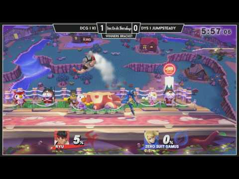 True Combo Thursdays #15: DCG | Ki (Ryu) v DyS | Jumpsteady (Zero Suit Samus)