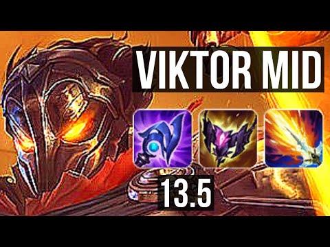 VIKTOR vs LEBLANC (MID) | 9/2/10, Legendary, 300+ games | KR Master | 13.5