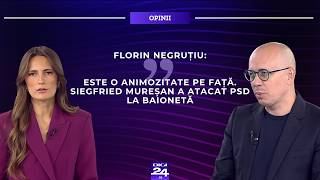 Florin Negruțiu: Este o animozitate pe față. Siegfried Mureșan a atacat PSD la baionetă