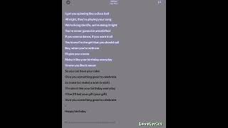 Birthday - Katy Perry #shorts #song #lyrics