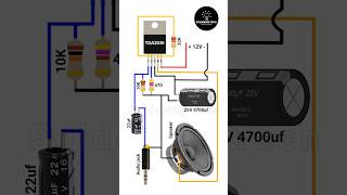 Download lagu TDA 2030 ic amplifier circuit | Bass amplifier #diy #shorts #viral mp3