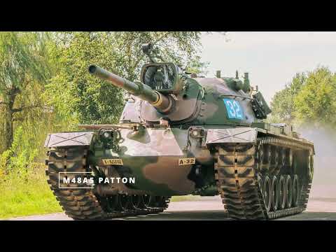 1950s M48A5 Patton Tank – Restored Cold War Icon with 105mm Gun